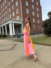 Sunset Stripe Midi Skirt