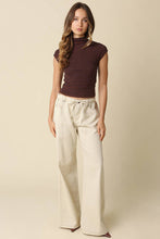 Mila Stripe Mock Neck Top