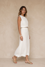 Emmy Skirt - White Cutout Lace