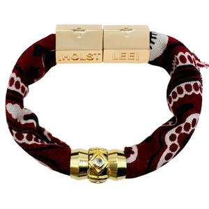 Bandana Bracelet - Maroon