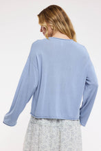 Wishlist Apparel - LIGHTWEIGHT ROLLED HEM SWEATER / WL25-12104: MELON / L