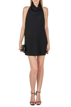 Noir Mini Halter Dress