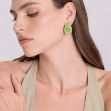 Michael Nash Jewelry - Rosamund Jade Resin Pierced Earrings