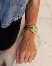 CHANSUTTPEARLS - BLING HAND CHAIN: GOLD
