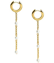 Lisi Lerch - Moonlit Drop Hoop Earring - 18k Gold Plated - Jess Fay Collection - WS