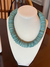 Turquoise Coconut Shell Necklace