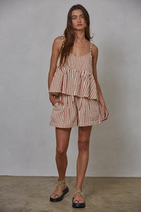 Ellah Striped Peplum