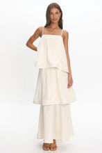 Layered Flowy Maxi Dress, Ivory