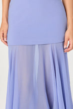 Lizet Dress in Periwinkle - Detail view