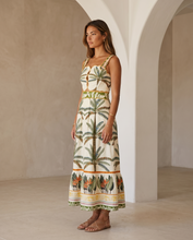 Sydney Tropical Print Midi Dress