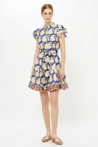 Ruffle Collar Button Mini