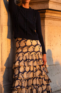 The Ruffle Maxi Skirt