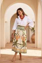 Faith Scallop Waistband Long Skirt