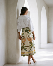 Faith Scallop Waistband Long Skirt