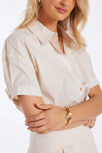 Palma Poplin Top