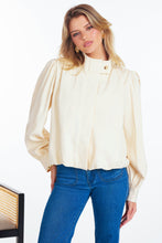 Claude Bubble Hem Jacket, Parchment