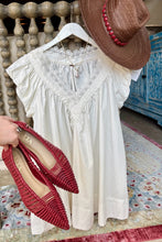 SIMONE RED CRAFT FLATS