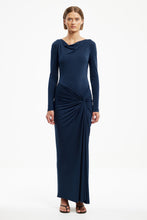 Front view of the Saralyn Long Sleeve Maxi Dress
