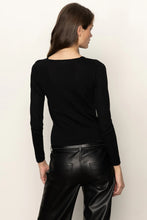 Long Sleeve Shoulder Twist Top