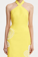 Significant Other halter neck dress with embroidery