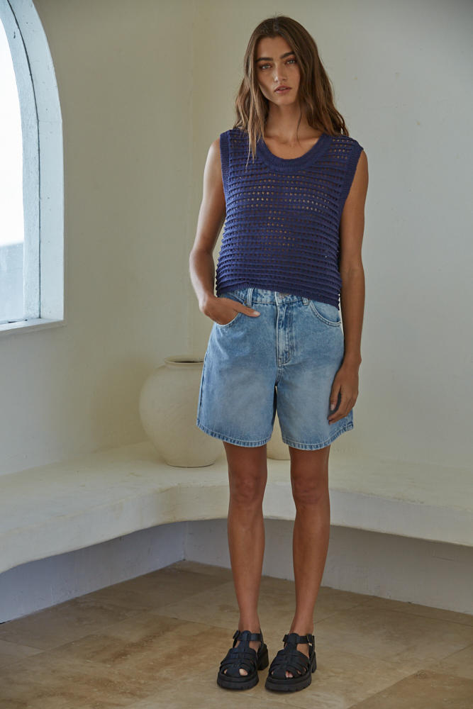Lacey Crochet Top