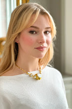 gold baroque pearl choker necklace