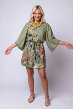 Irene Round Neck Printed Mini Dress