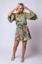 Irene Round Neck Printed Mini Dress
