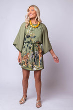 Irene Round Neck Printed Mini Dress