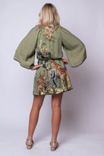 Irene Round Neck Printed Mini Dress