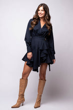 Prudence Surplice Mini Dress