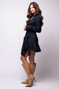 Prudence Surplice Mini Dress