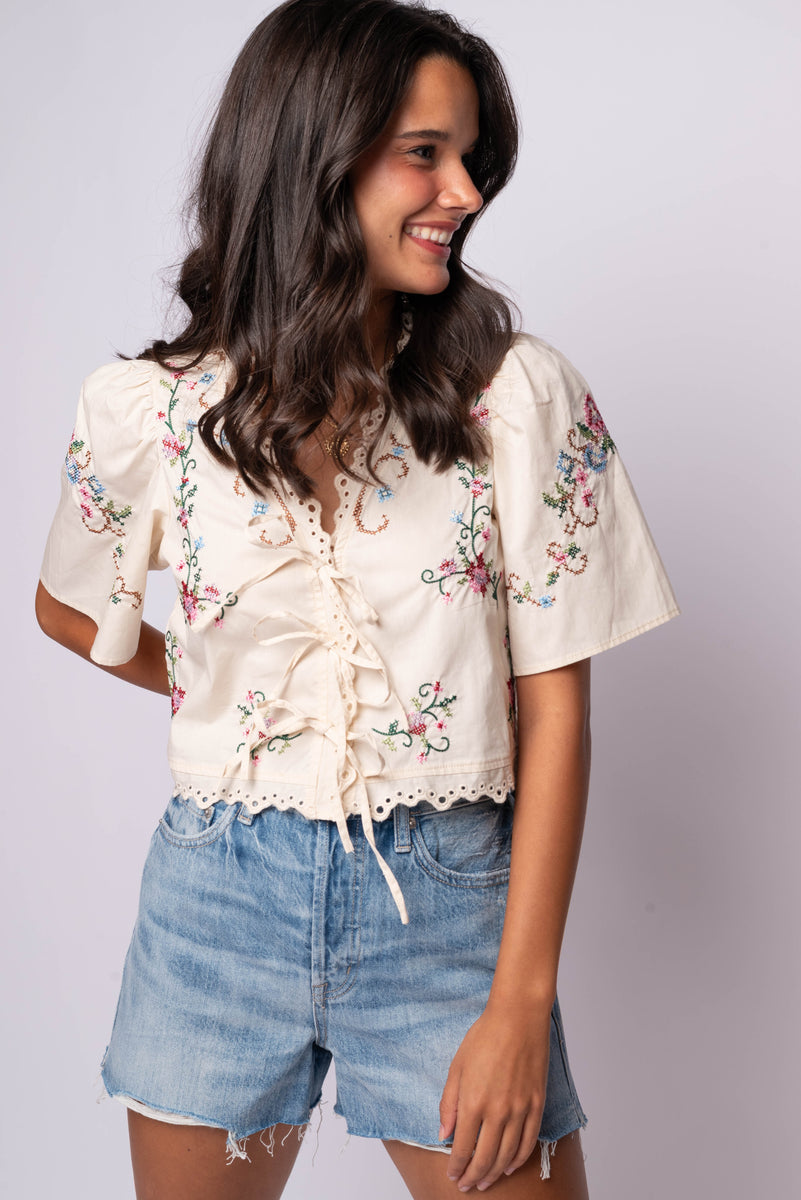 Petal & Thread Puff Sleeve