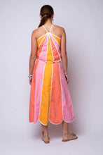 Sunset Petal Halter Top