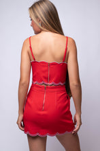 scallop set red