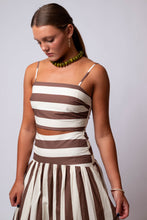 Espresso Stripe Cami Top
