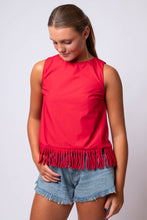 red fringe game day top