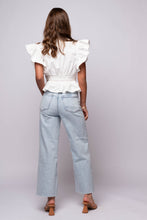 Flutter Stitch Peplum Top