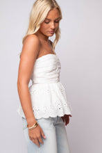 The Capri Eyelet Top