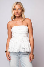 The Capri Eyelet Top