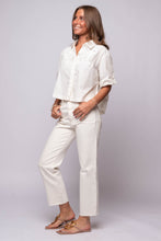 Montana Blouse by Cleobella – short sleeve white blouse with crochet detail