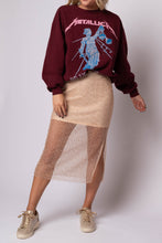 Metallica Justice For All Oversized Crew Sweatshirt