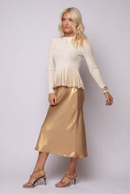 Margaux Pleated Hem Sweater