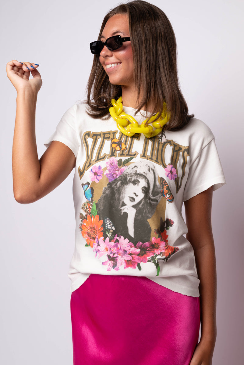 Stevie Nicks Flower Collage Tour Tee
