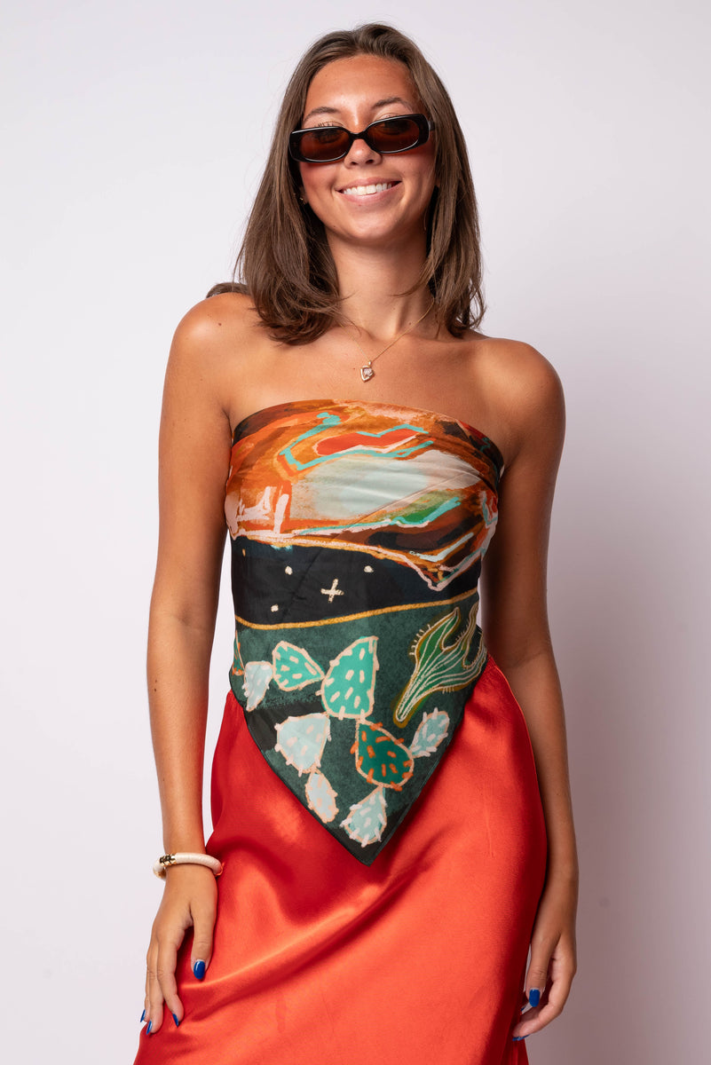 Maisie Mulberry Silk Scarf