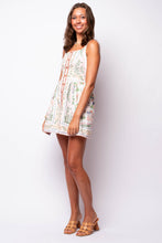 Alaia Linen Scarf Mini Dress