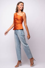 Francis Satin One Shoulder Top