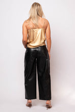 City Edge Pleather Barrel Pants