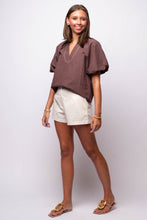 Coffer Puff Sleeve Top