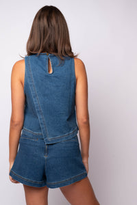 The Nash Denim Top | Preorder